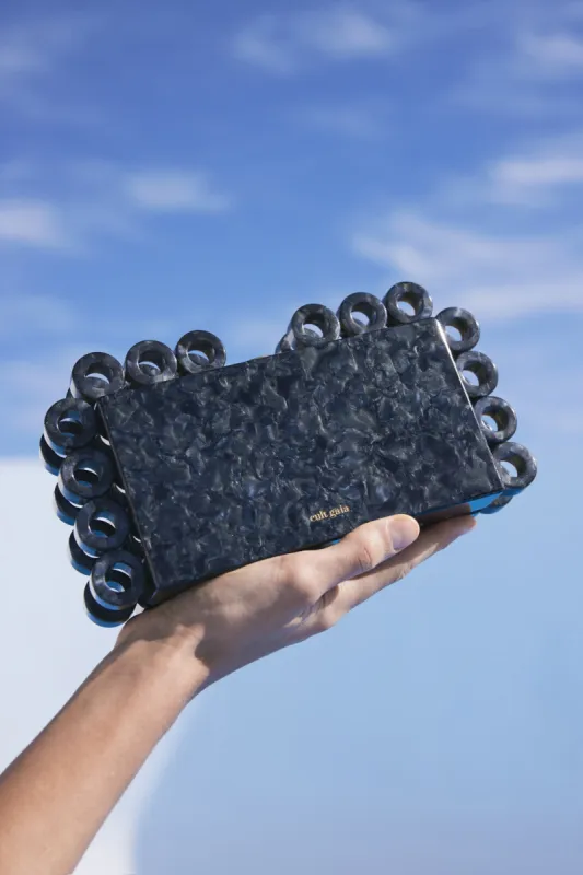 HARLOW CLUTCH - BLACK sold by cult gaia