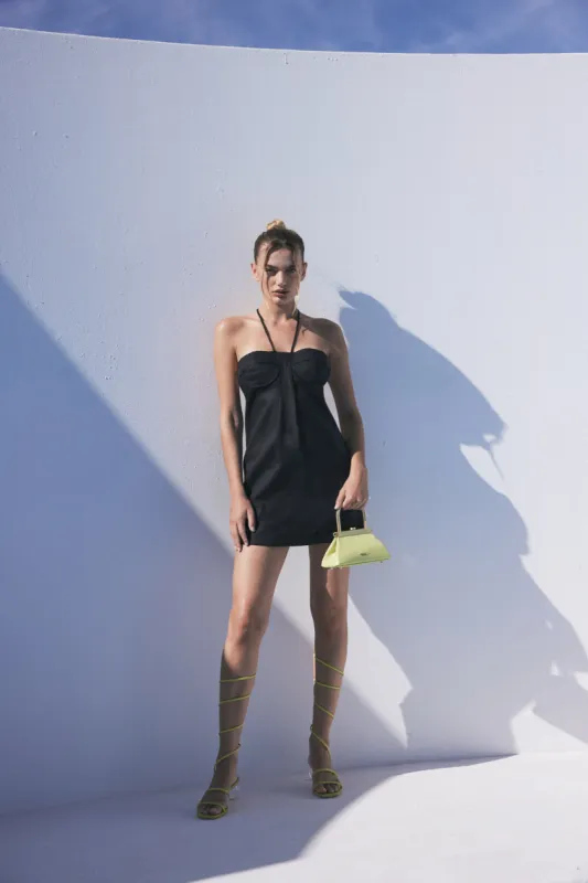 BREA DRESS - BLACK sold by cult gaia
