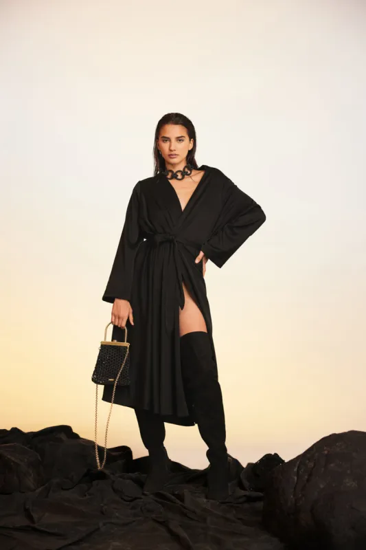 NAVA DUSTER - BLACK sold by cult gaia