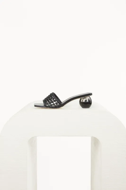TAO WEAVE SANDAL - BLACK sold by cult gaia
