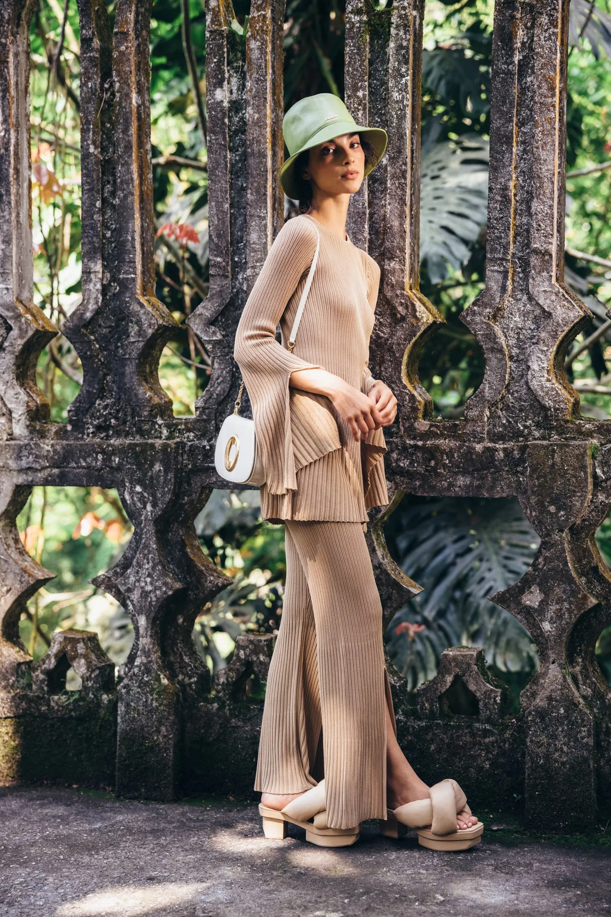 DALIA KNIT PANT - SAND sold by cult gaia product image thumbnail 3