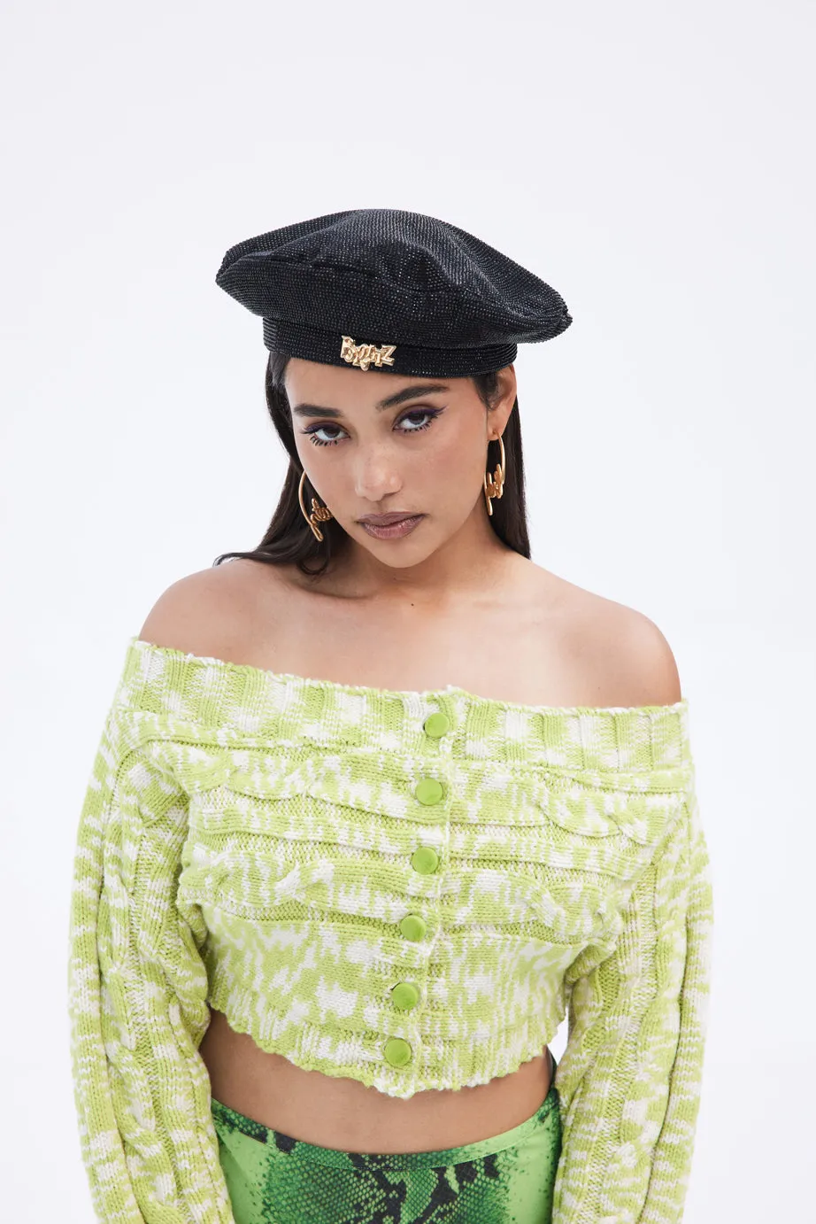 MARESSA KNIT TOP - KIWI sold by cult gaia