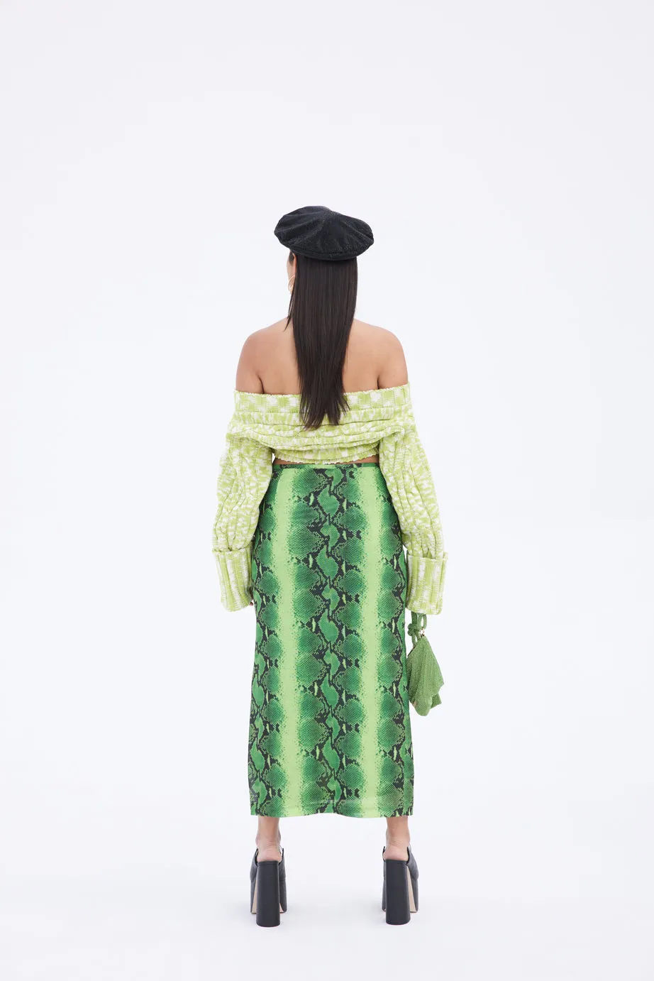 MARESSA KNIT TOP - KIWI sold by cult gaia product image thumbnail 3