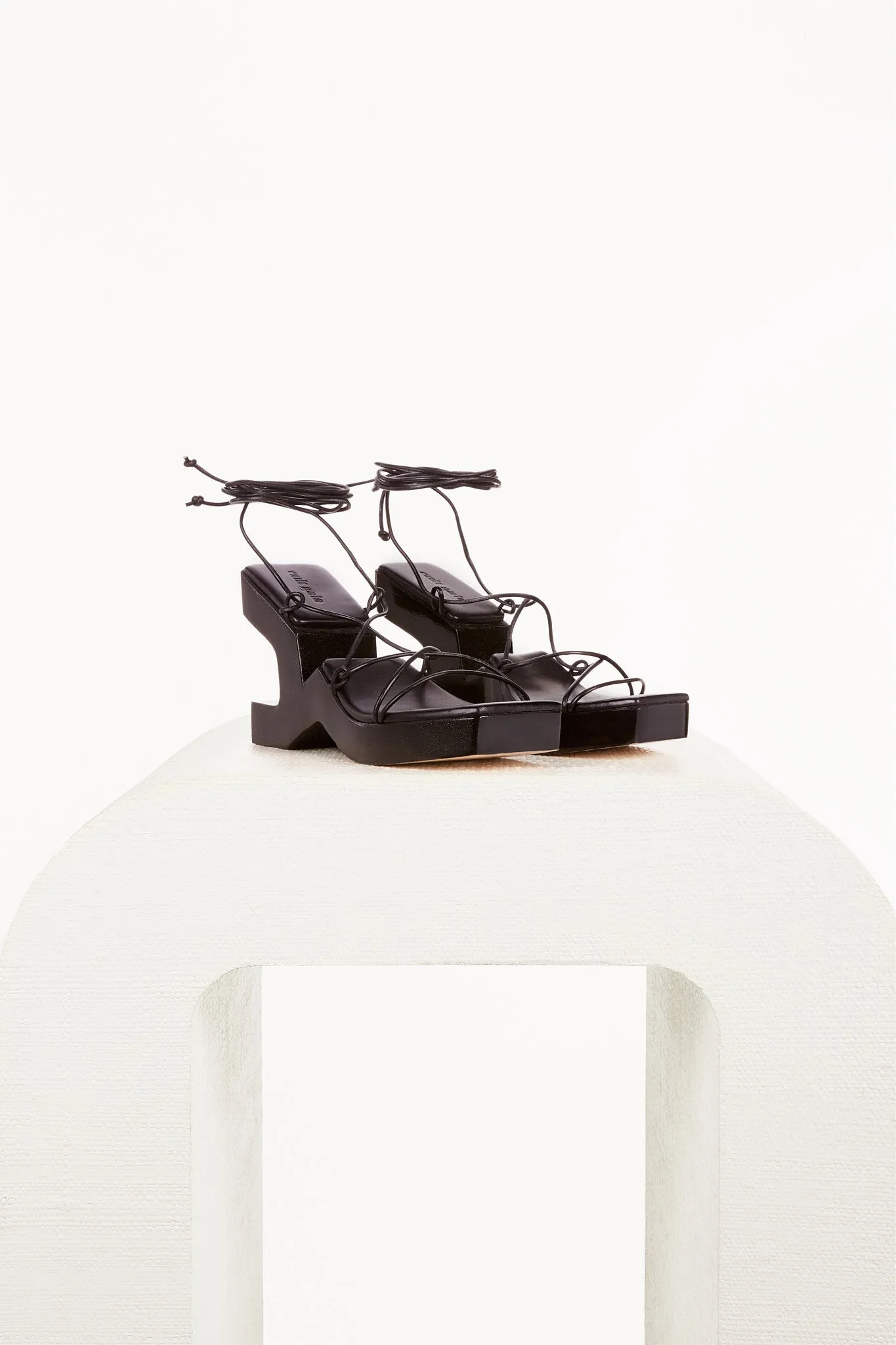 KARA SANDAL - BLACK sold by cult gaia product image thumbnail 3