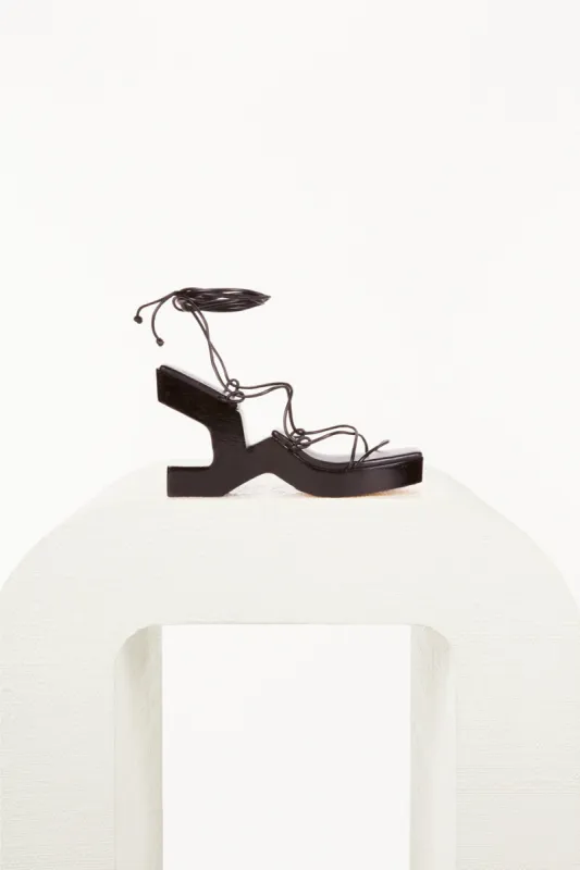 KARA SANDAL - BLACK sold by cult gaia