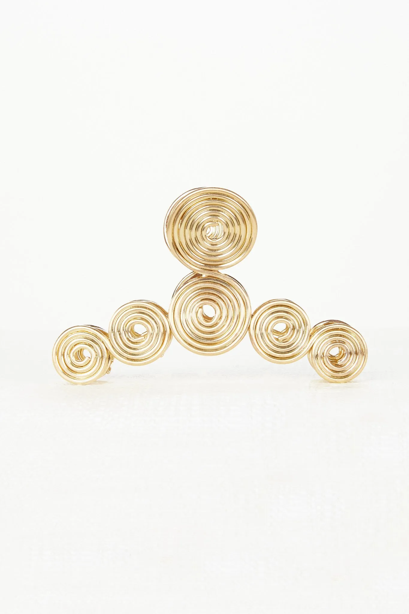 ZELMA CLAW CLIP - BRUSHED BRASS sold by cult gaia product image thumbnail 5