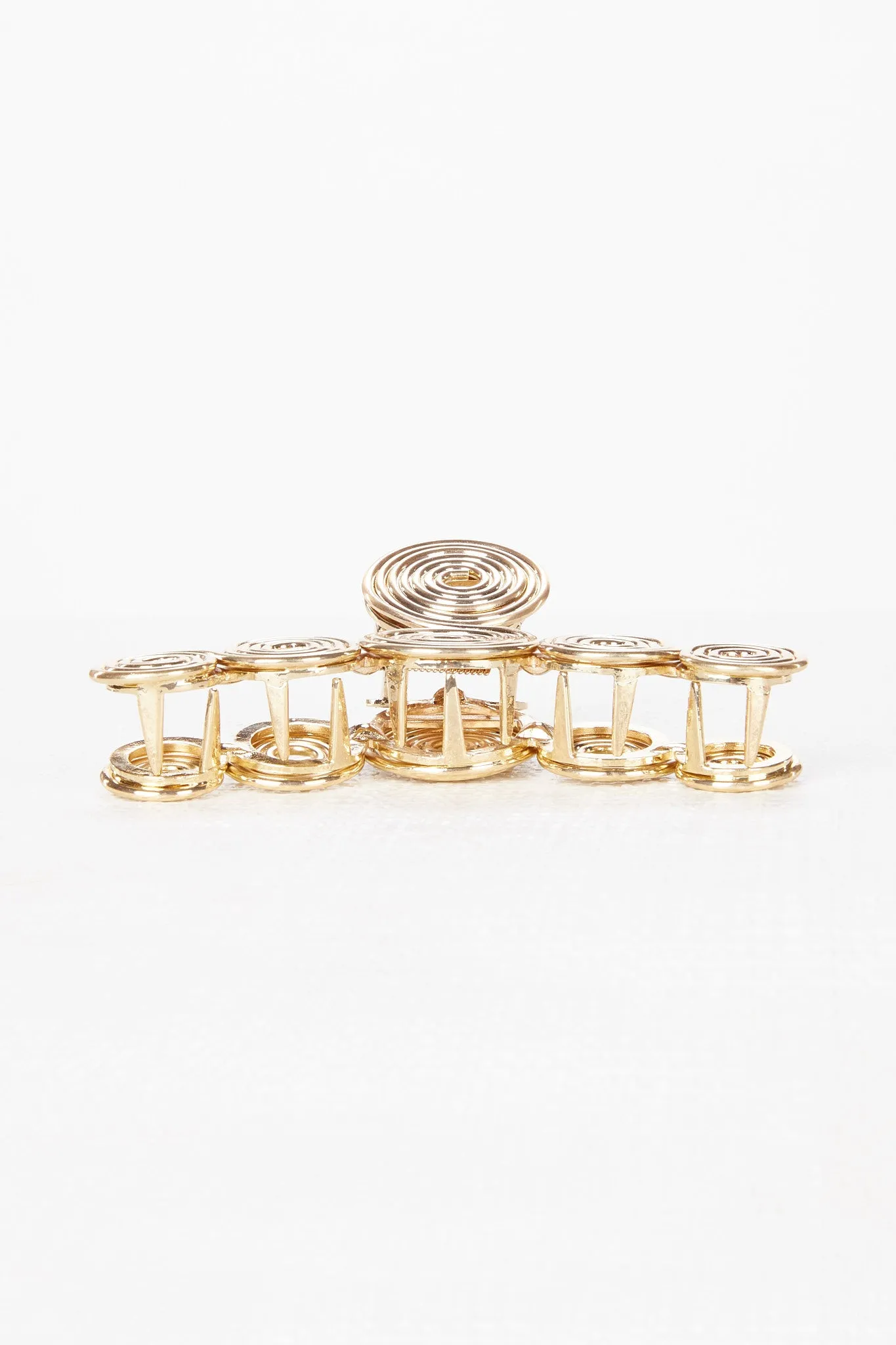 ZELMA CLAW CLIP - BRUSHED BRASS sold by cult gaia product image thumbnail 4