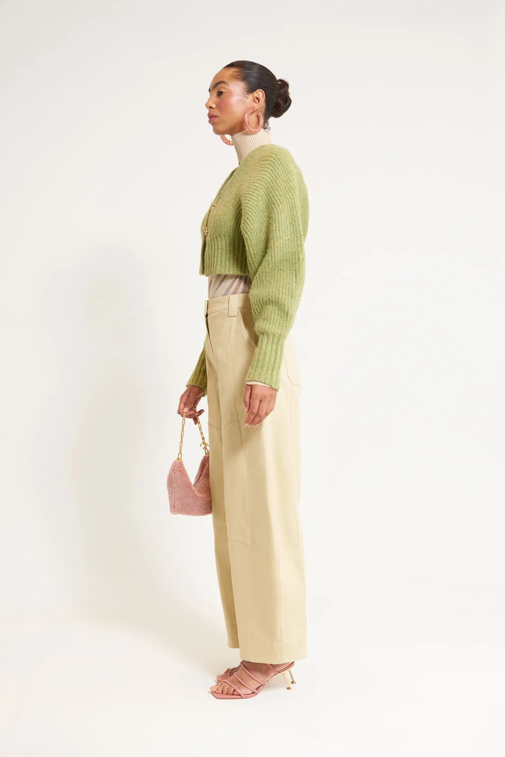 CASELLA KNIT CARDIGAN - PINE sold by cult gaia product image thumbnail 2