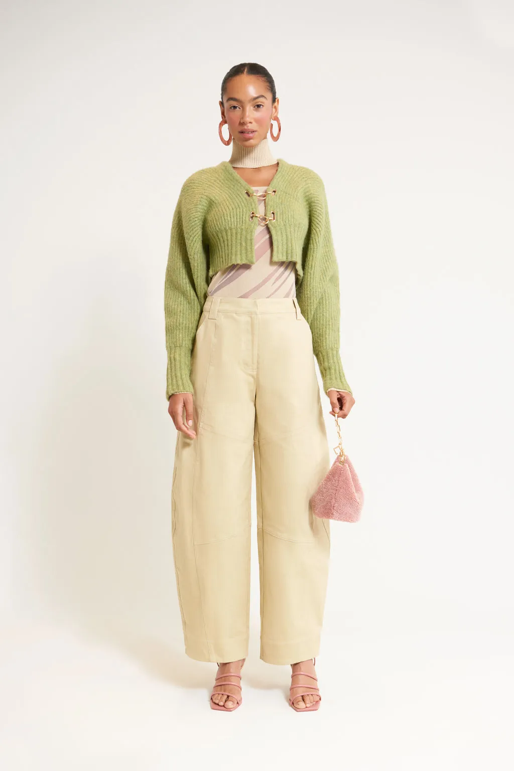 CASELLA KNIT CARDIGAN - PINE sold by cult gaia