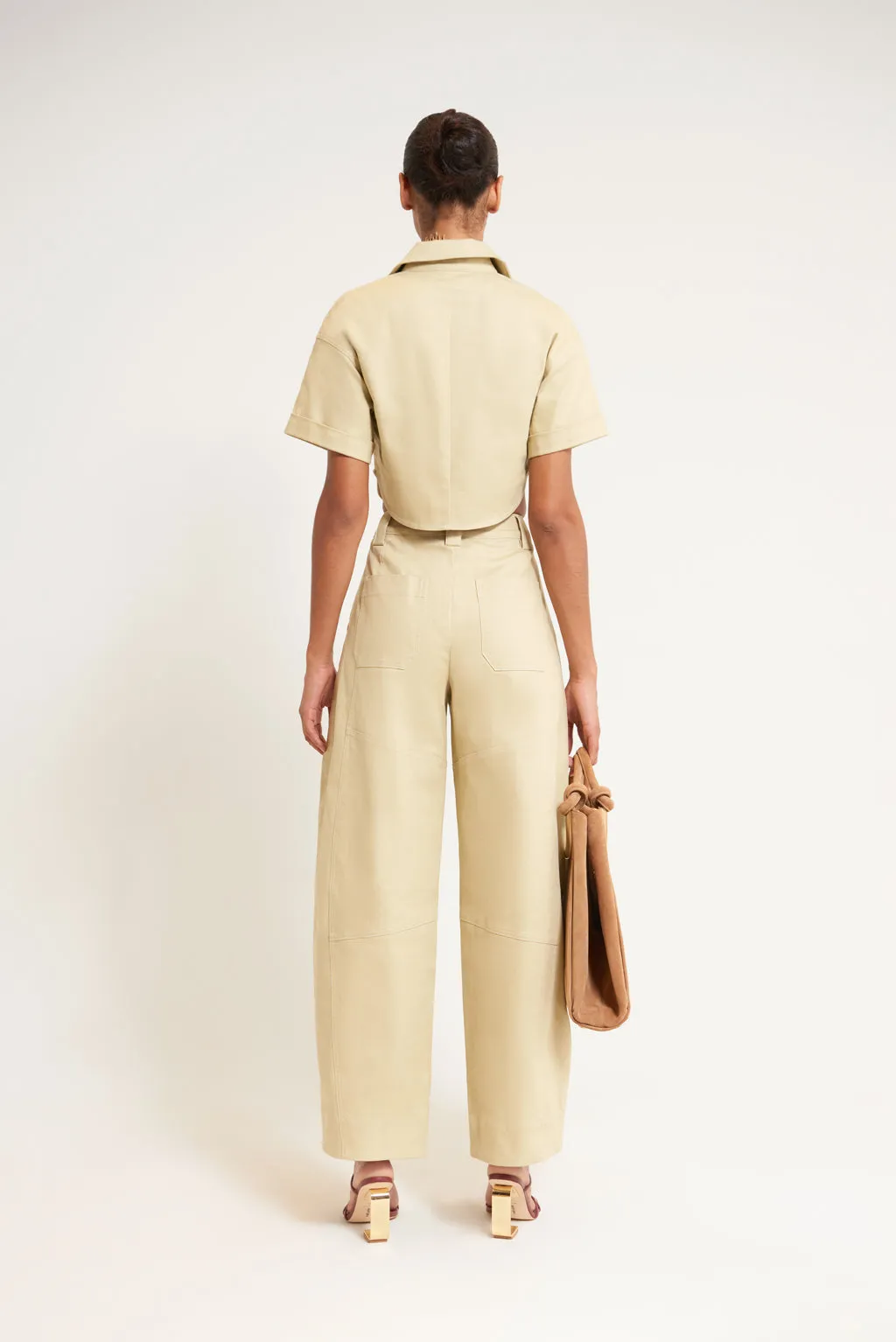 JESSA PANT - KHAKI sold by cult gaia product image thumbnail 4
