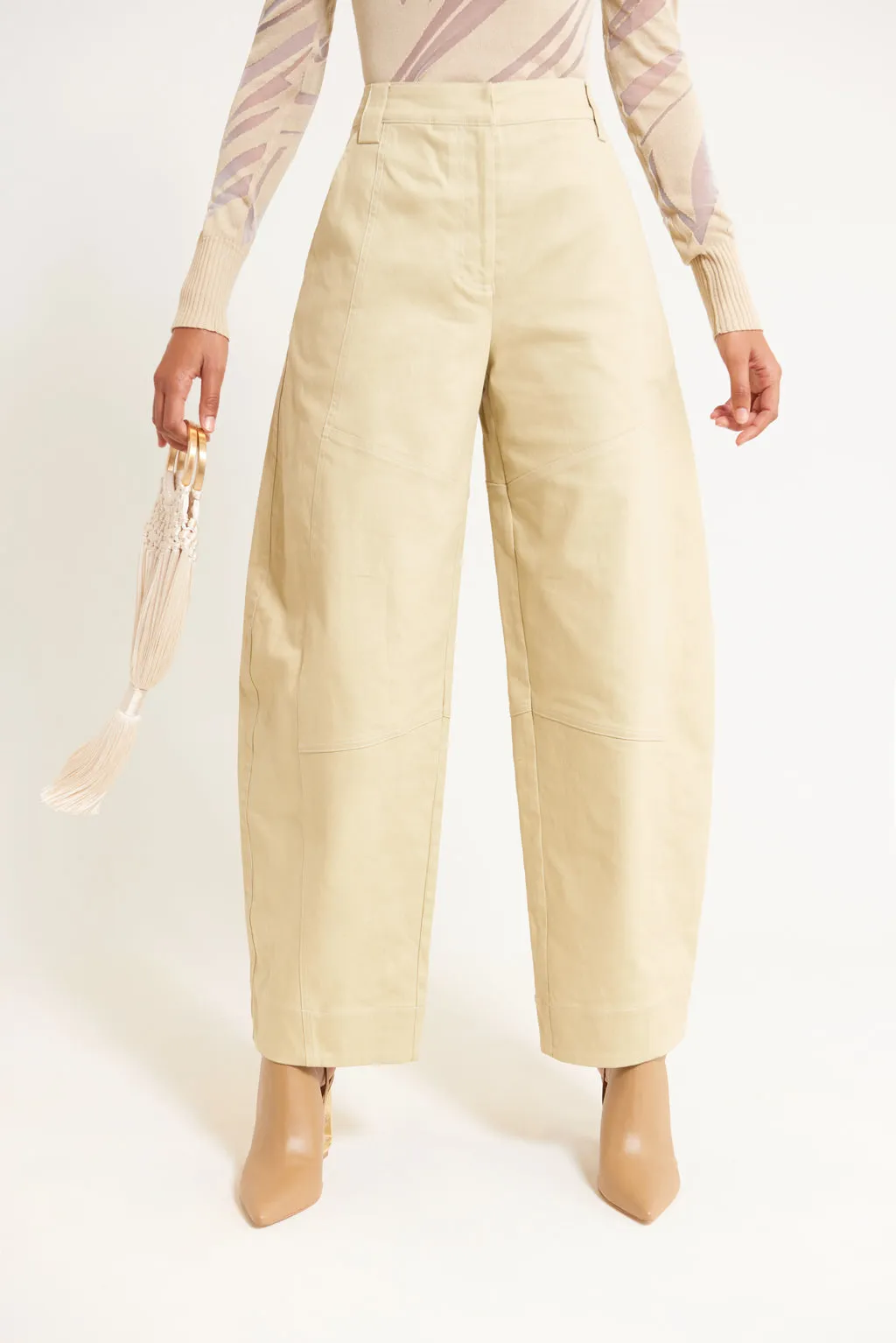 JESSA PANT - KHAKI sold by cult gaia