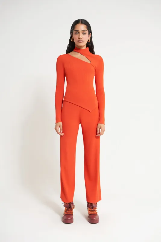 JOPLIN KNIT PANT - ROUGE sold by cult gaia