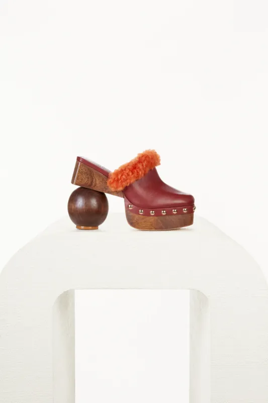 MAUDE MULE - MAROON PEAK ROUGE sold by cult gaia