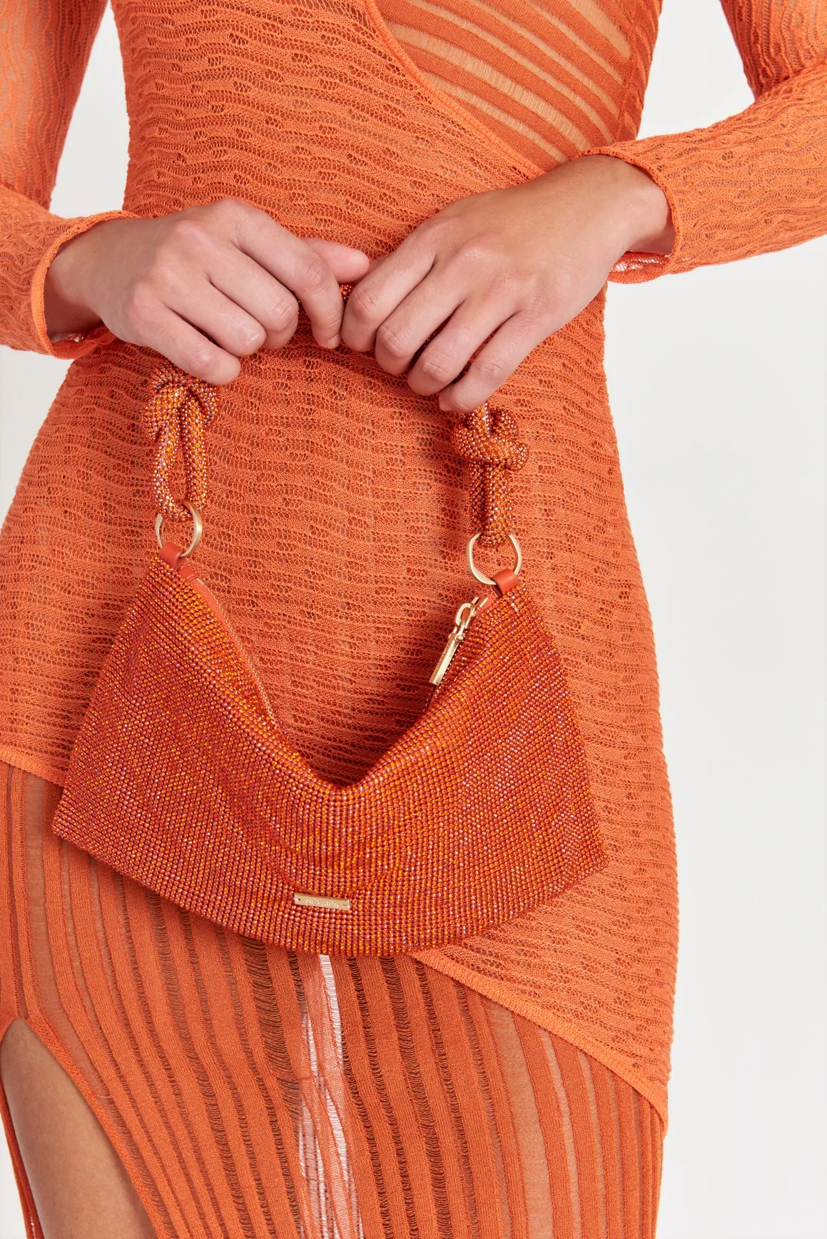 HERA NANO RHINESTONE SHOULDER BAG - POPPY sold by cult gaia product image thumbnail 3