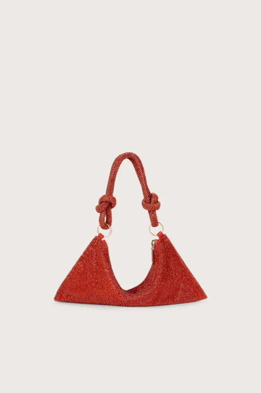 HERA NANO RHINESTONE SHOULDER BAG - POPPY sold by cult gaia