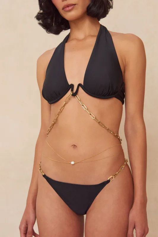 JOCELYN BIKINI TOP - BLACK sold by cult gaia