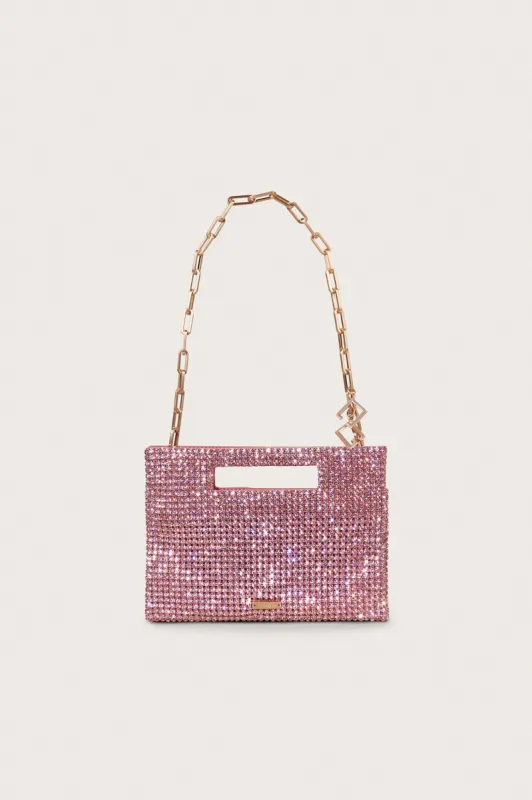 LUCINDA MINI RHINESTONE SHOULDER BAG - AZALEA sold by cult gaia