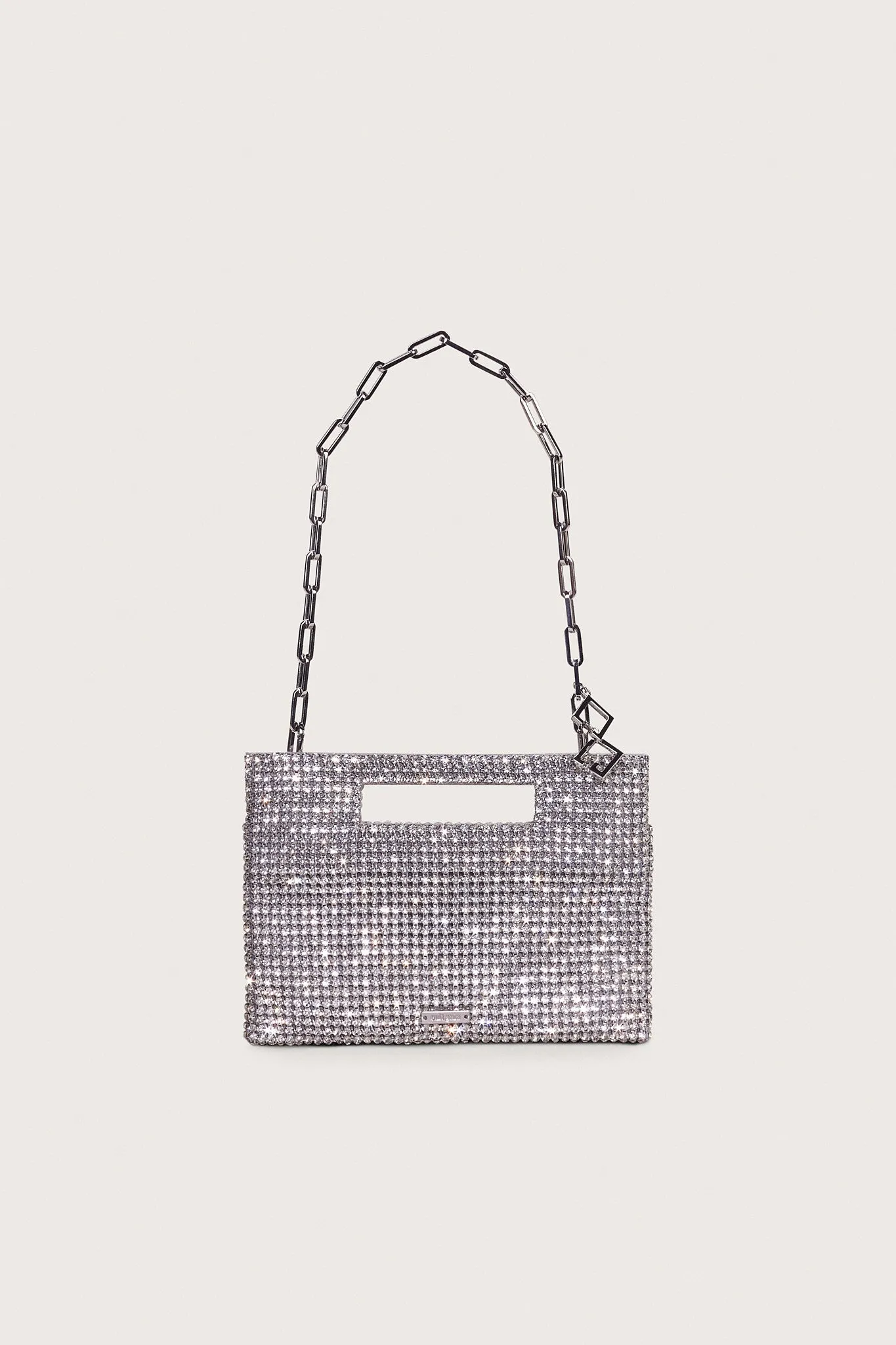 LUCINDA MINI RHINESTONE SHOULDER BAG - CLEAR sold by cult gaia