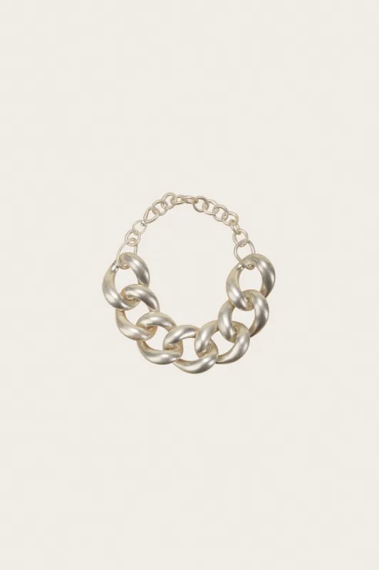 CLOE NECKLACE - BRUSHED SILVER sold by cult gaia