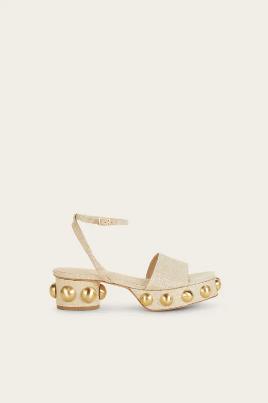 SYBIL SANDAL - NATURAL sold by cult gaia