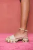 SYBIL SANDAL - NATURAL sold by cult gaia