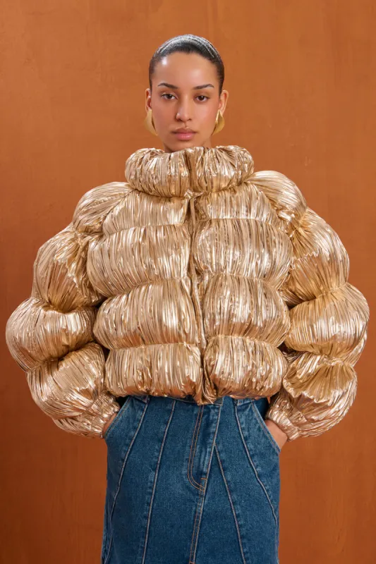 BOMBON PUFFER - ROSE GOLD sold by Cult Gaia