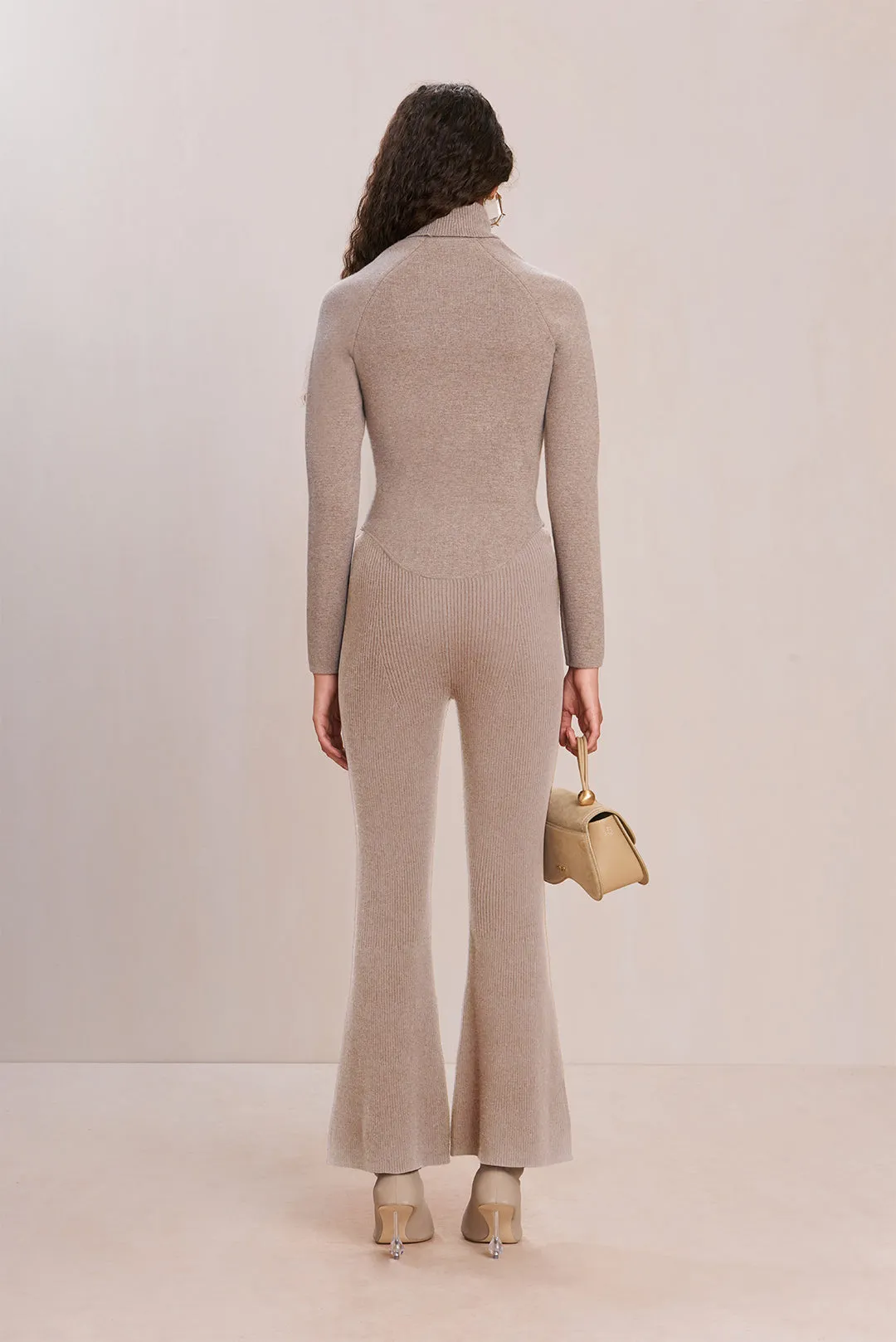 EZZIE KNIT PANT - FOG sold by Cult Gaia product image thumbnail 4