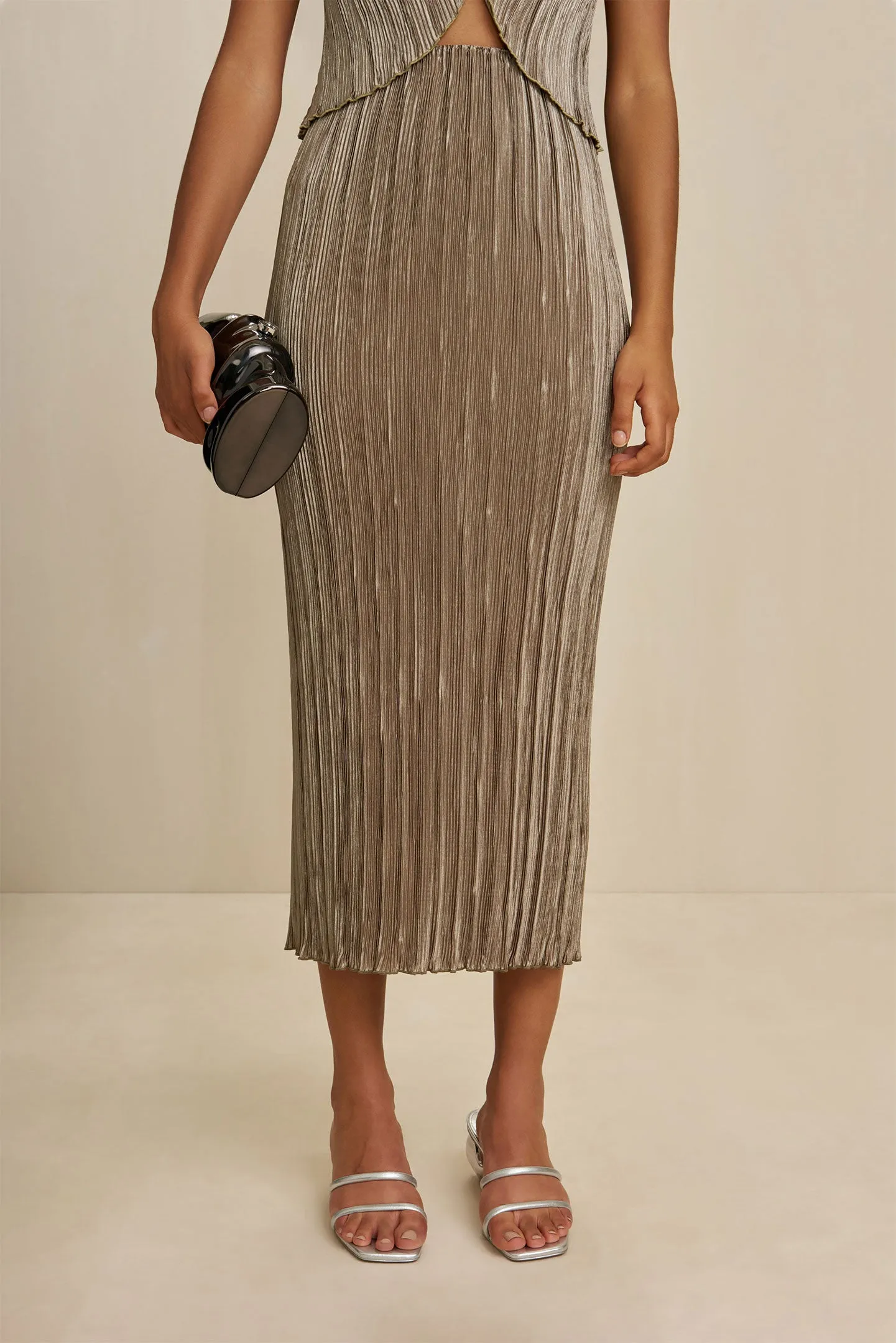 KYLII SKIRT - TEA sold by cult gaia product image thumbnail 4