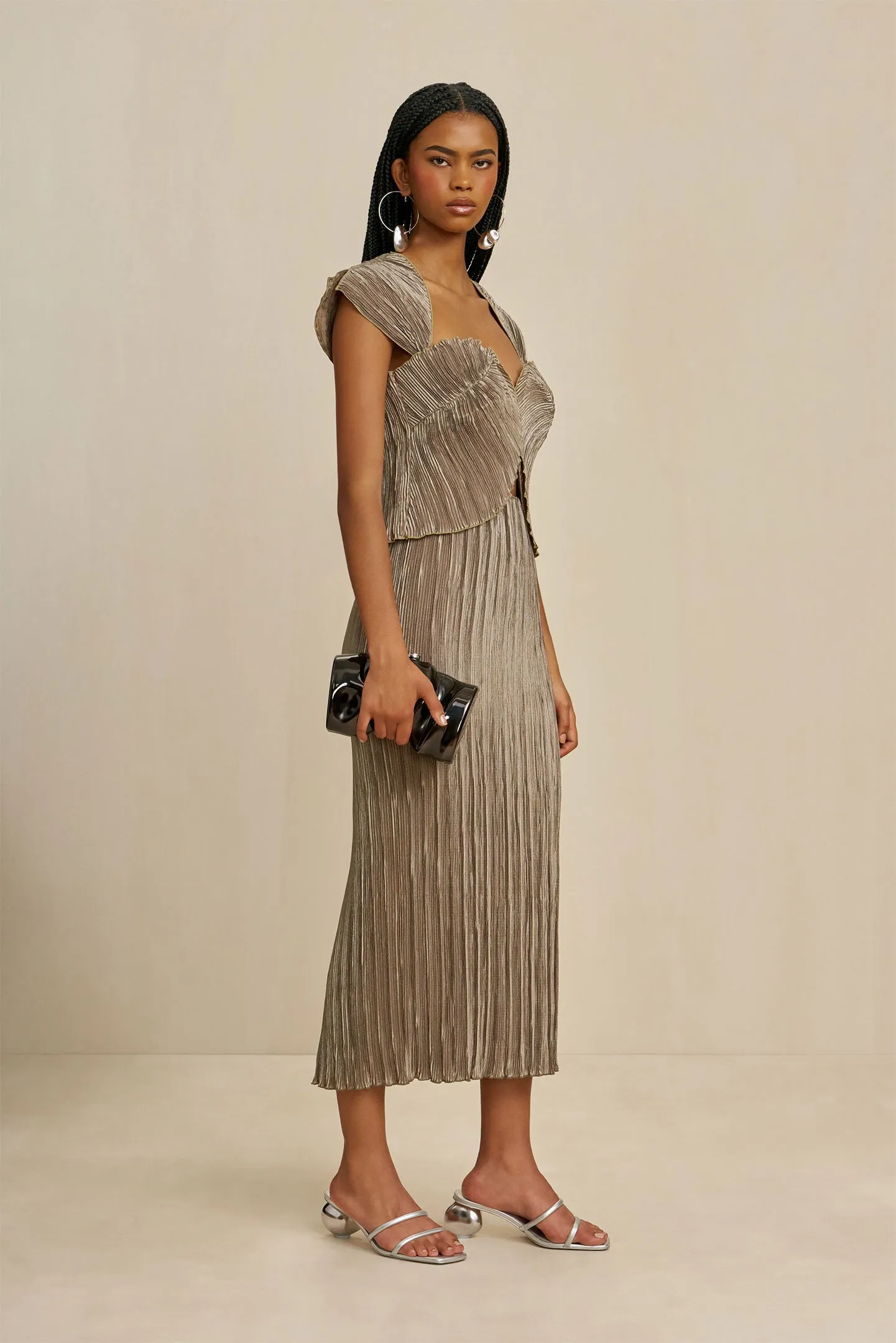 KYLII SKIRT - TEA sold by cult gaia product image thumbnail 3