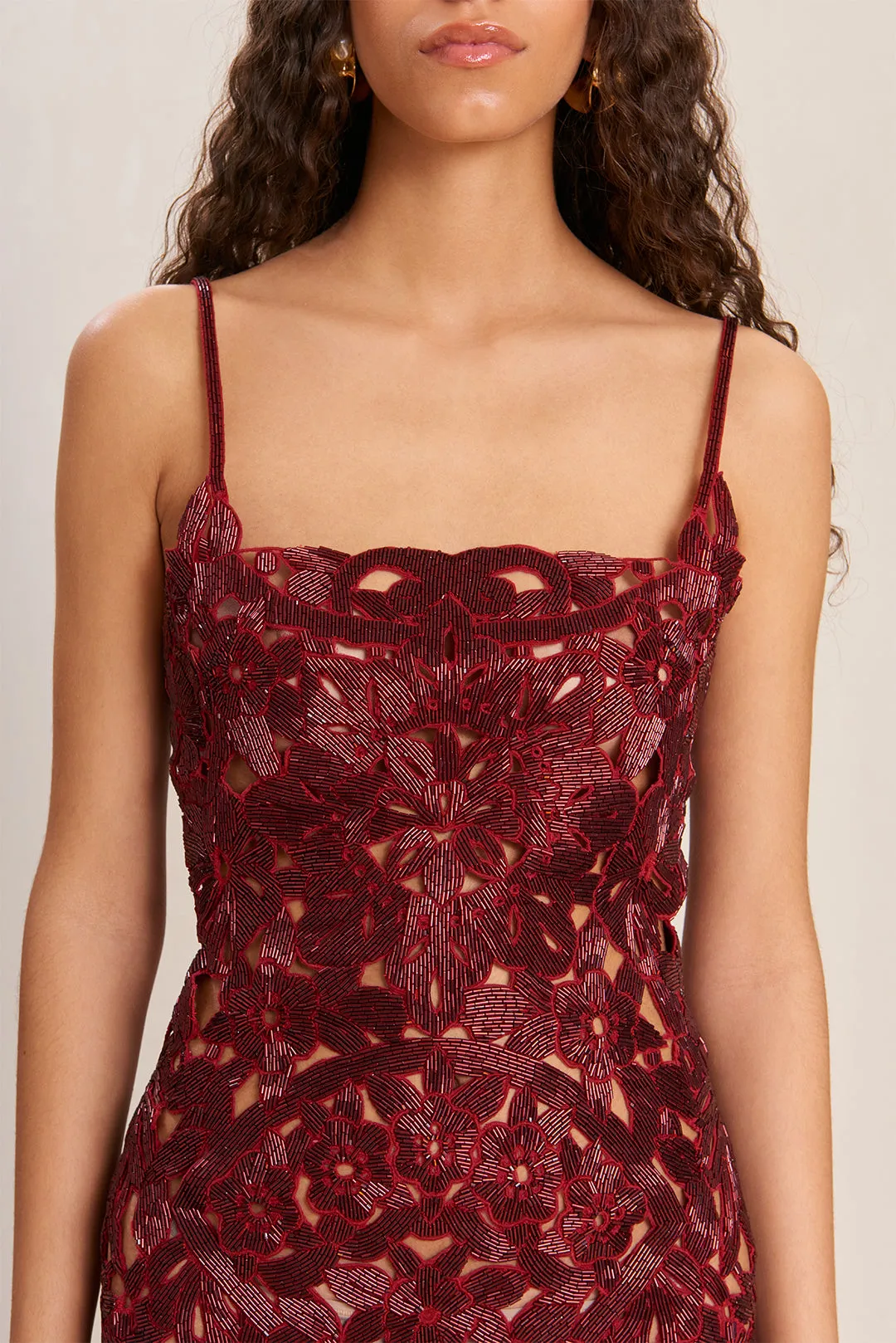 VANYA DRESS - MERLOT sold by Cult Gaia product image thumbnail 3