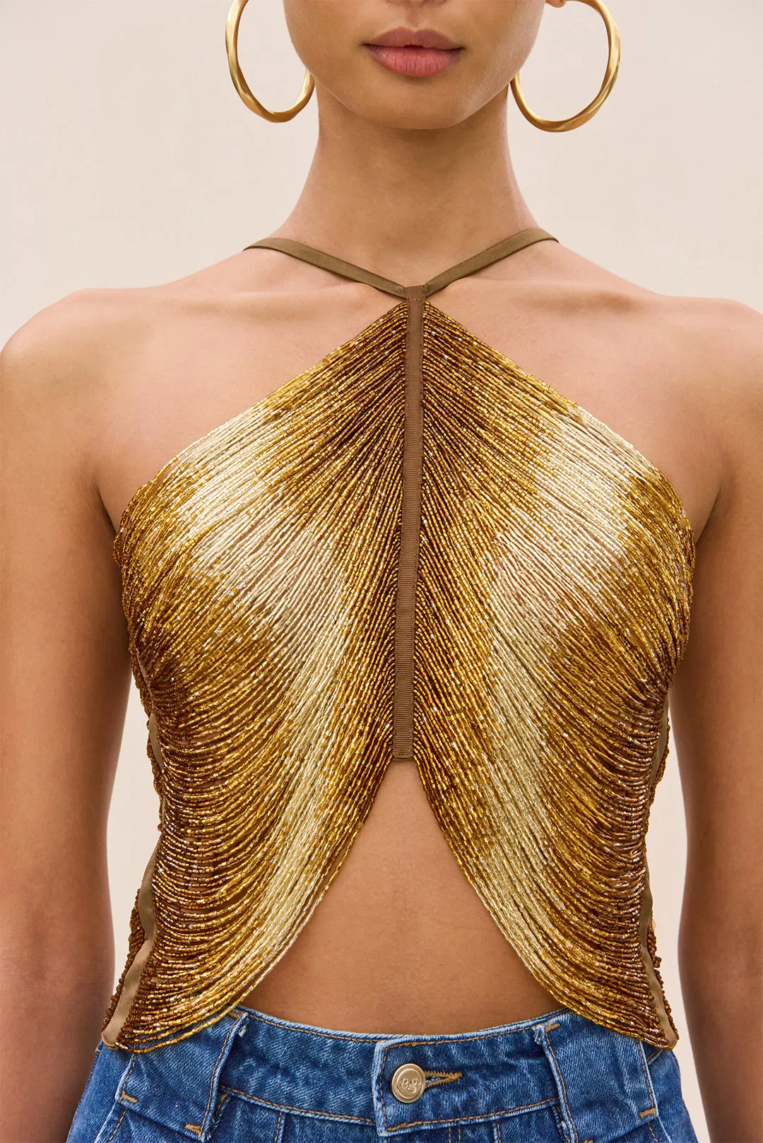 TALA TOP - BRONZE sold by Cult Gaia product image thumbnail 4