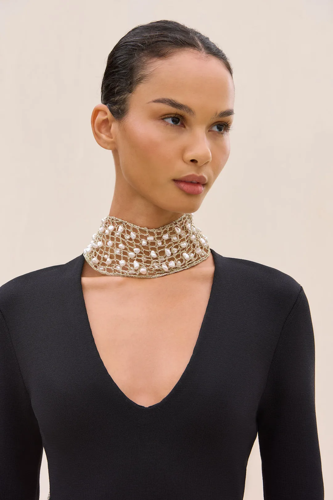 SHYLA KNIT DRESS - BLACK sold by Cult Gaia product image thumbnail 5