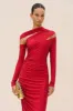 KUMASI GOWN - MERLOT sold by Cult Gaia