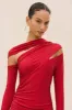 KUMASI GOWN - MERLOT sold by Cult Gaia