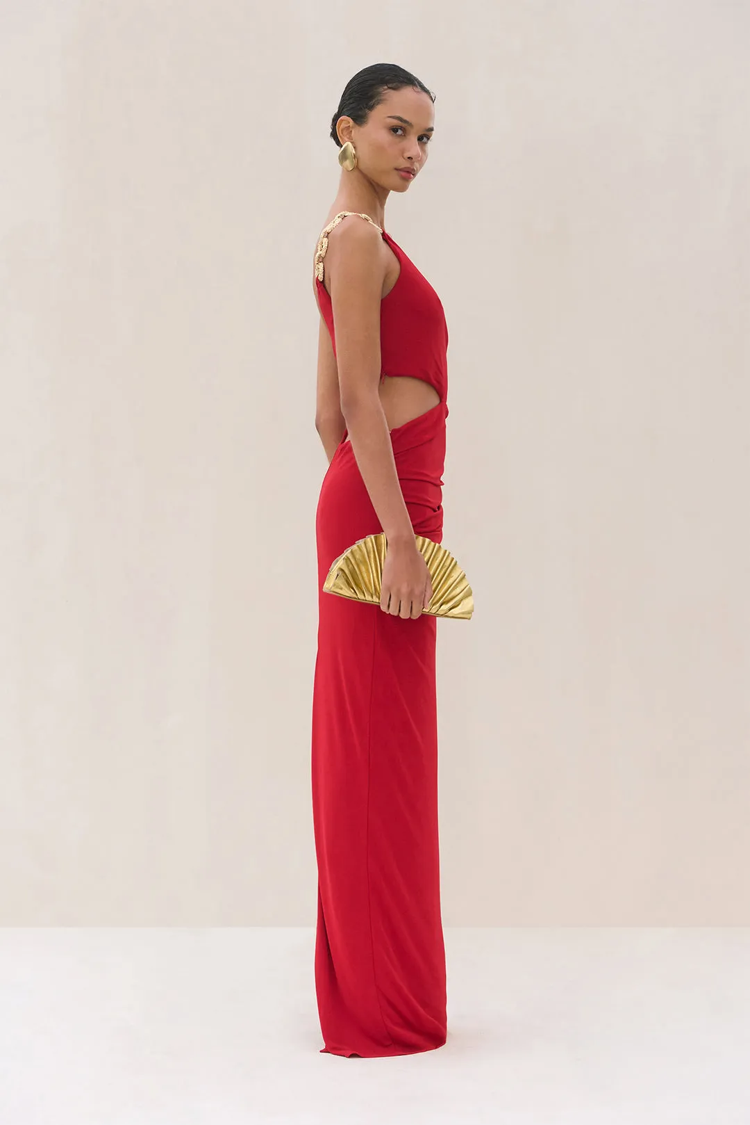 COBIE GOWN - MERLOT sold by Cult Gaia product image thumbnail 5