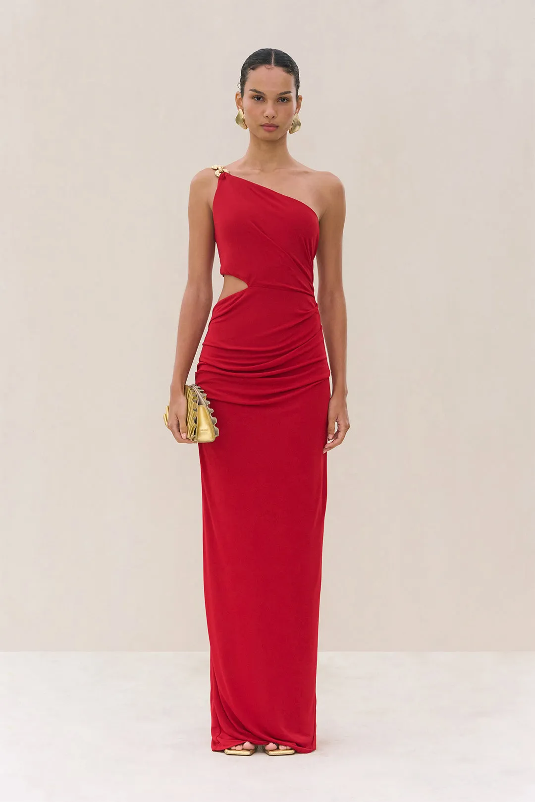 COBIE GOWN - MERLOT sold by Cult Gaia product image thumbnail 2