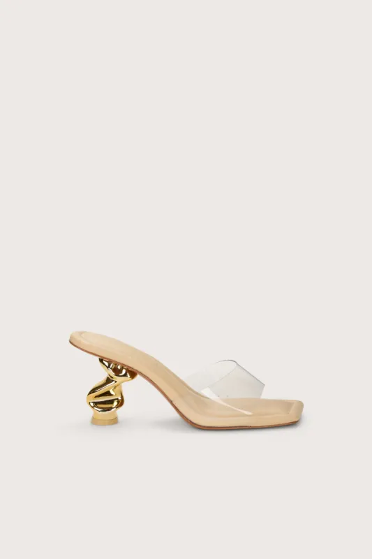 SCRUNCH SANDAL - CLEAR sold by Cult Gaia