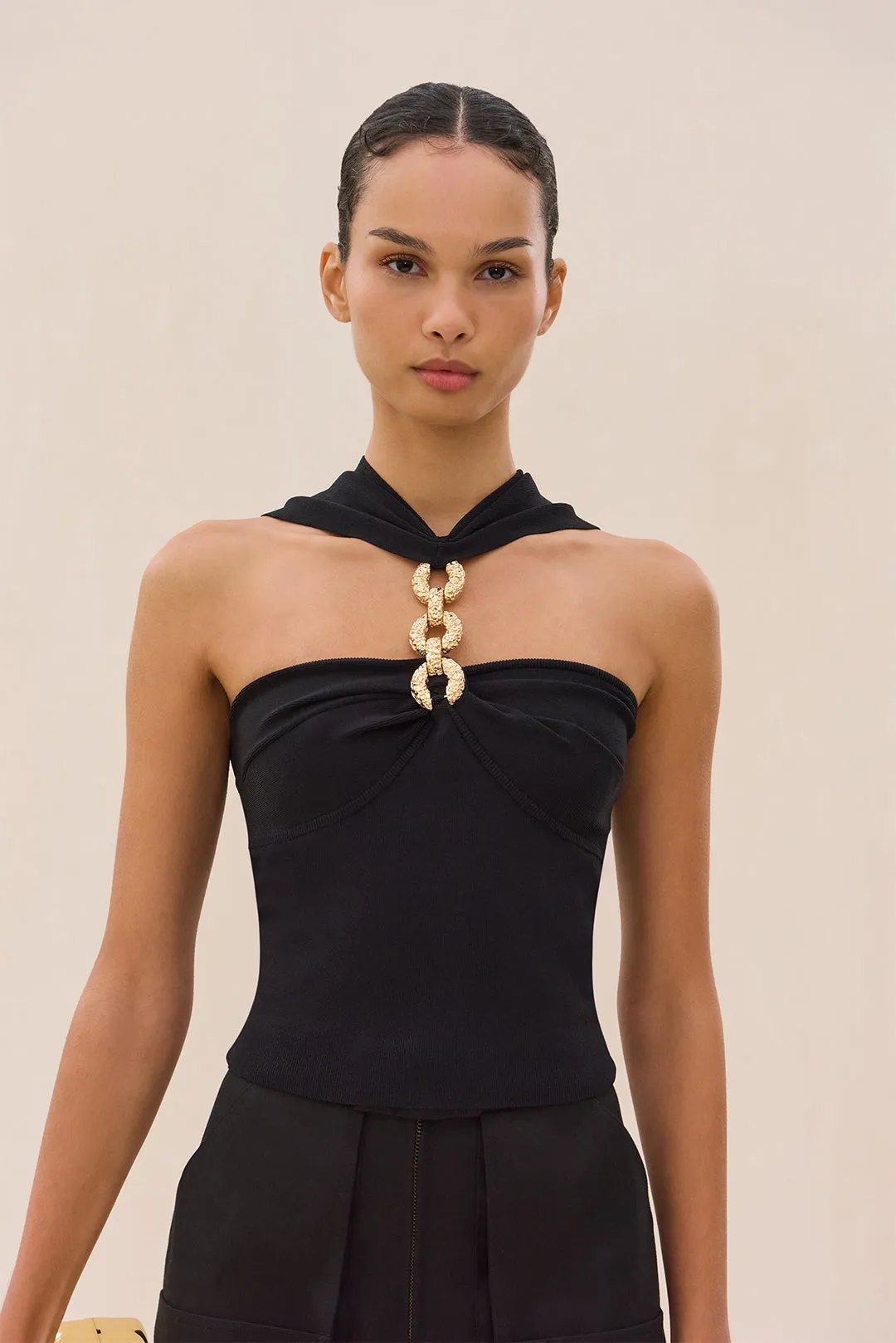 CHRIS KNIT TOP - BLACK sold by Cult Gaia product image thumbnail 4