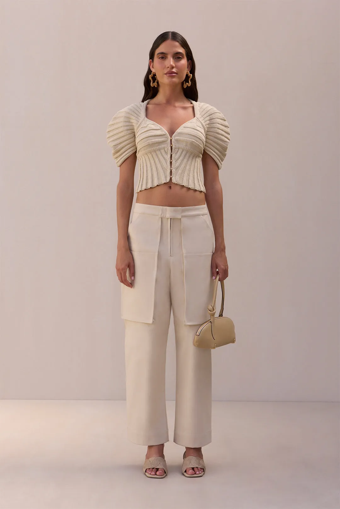 CILLIAN KNIT TOP - BEACH sold by Cult Gaia product image thumbnail 2