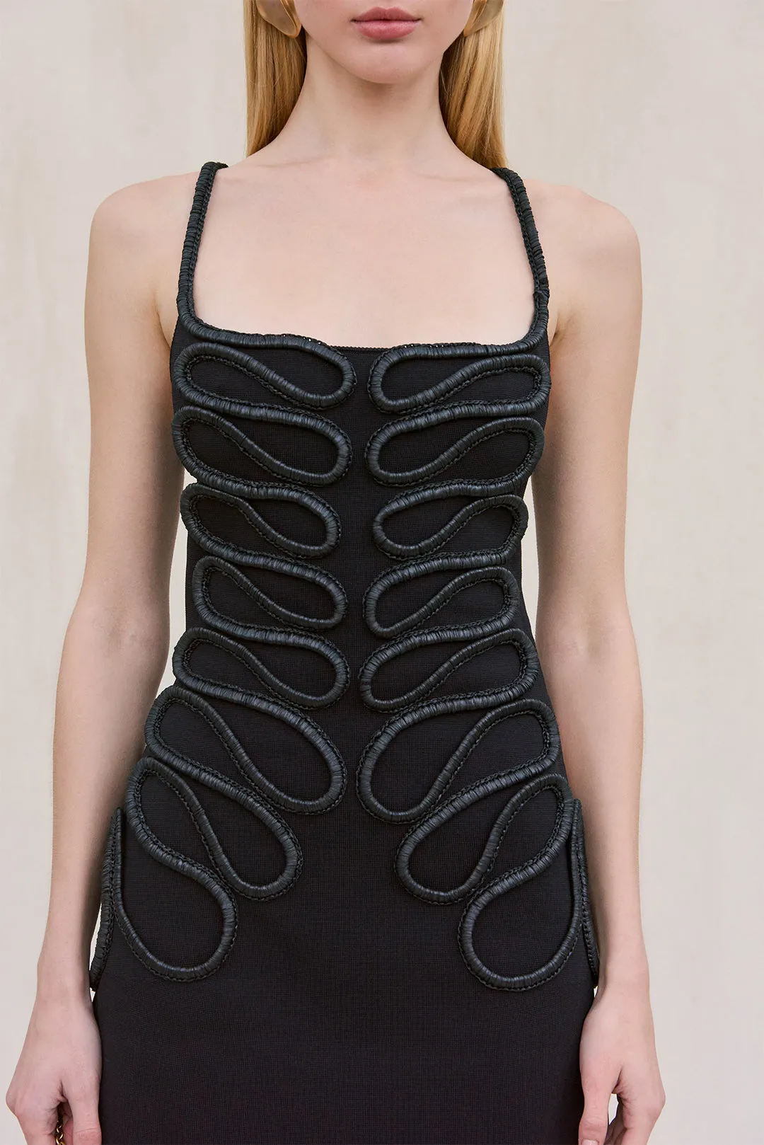 AIMEE KNIT DRESS - BLACK sold by Cult Gaia product image thumbnail 2