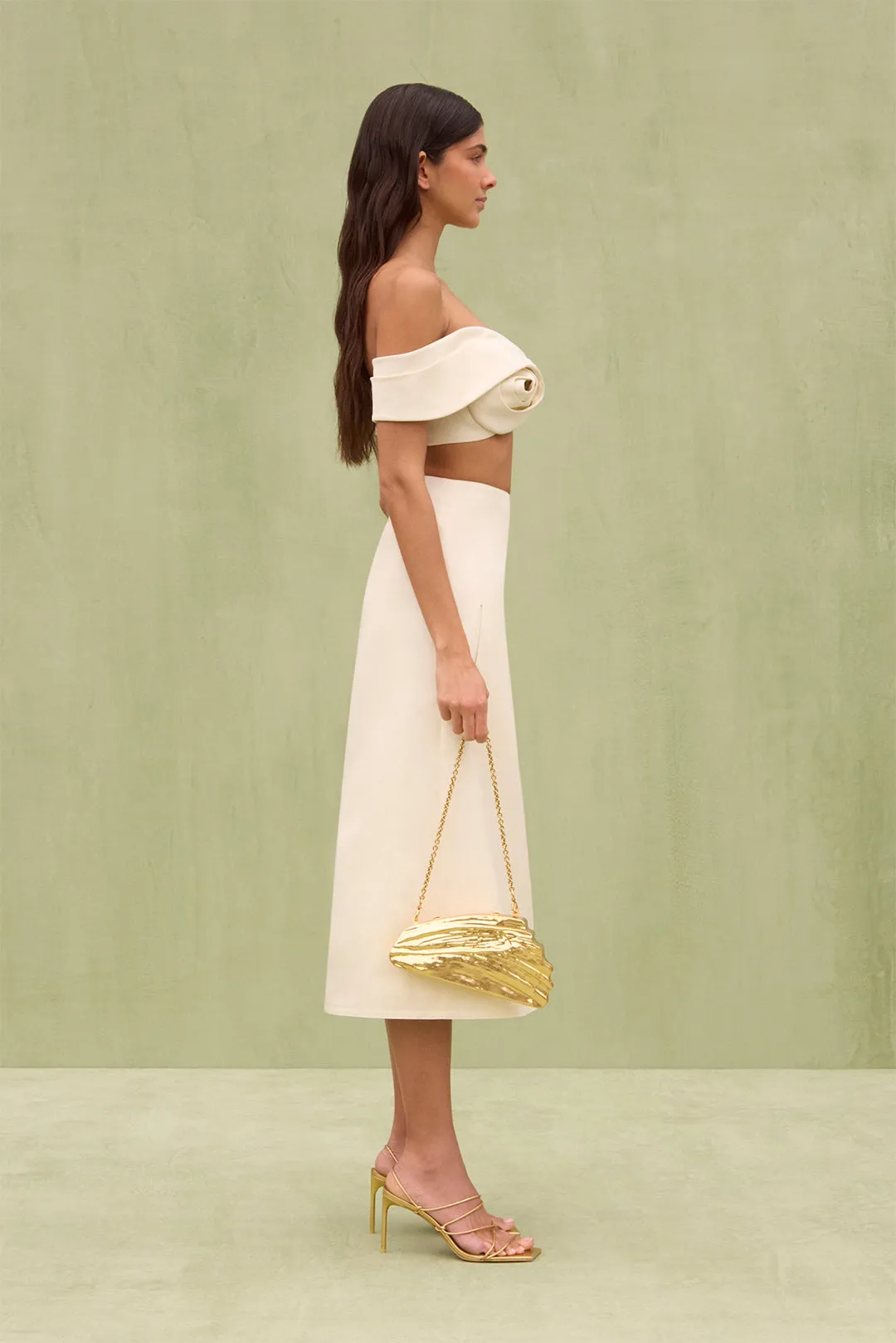 ANNA SKIRT - OFF WHITE sold by Cult Gaia product image thumbnail 3