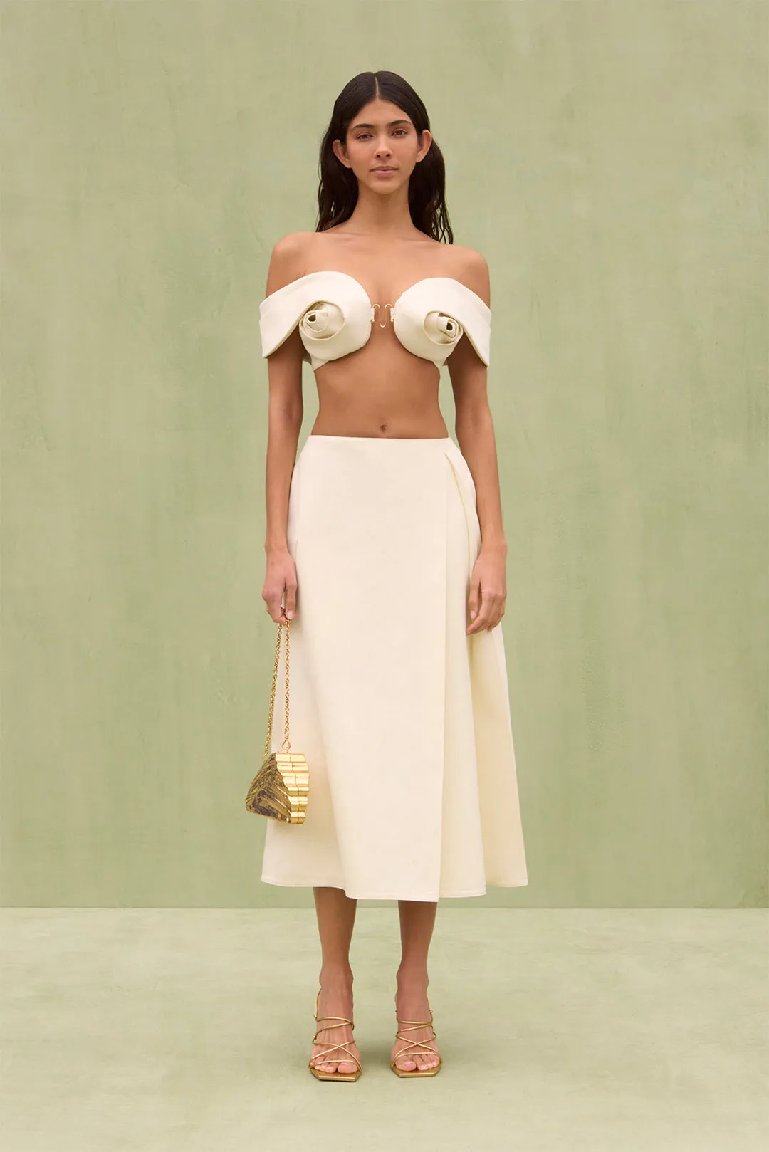 ARUNA TOP - OFF WHITE sold by Cult Gaia product image thumbnail 3