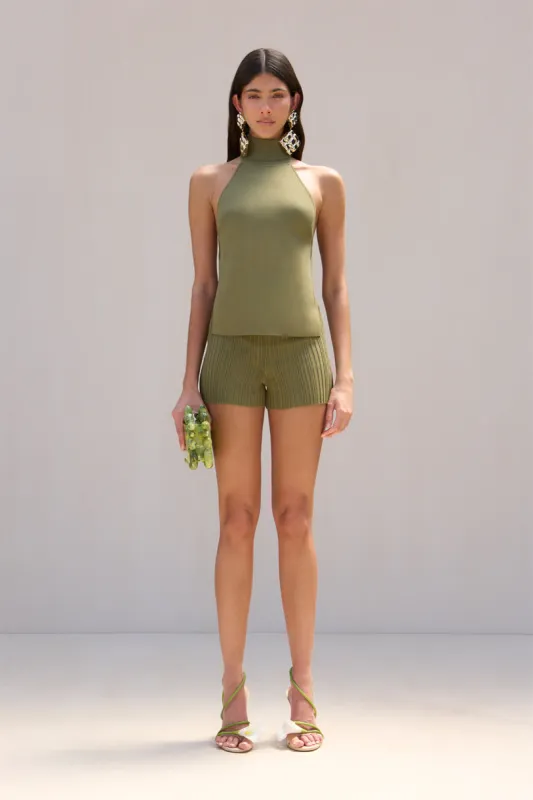 BARI KNIT SHORT - CEDAR sold by Cult Gaia