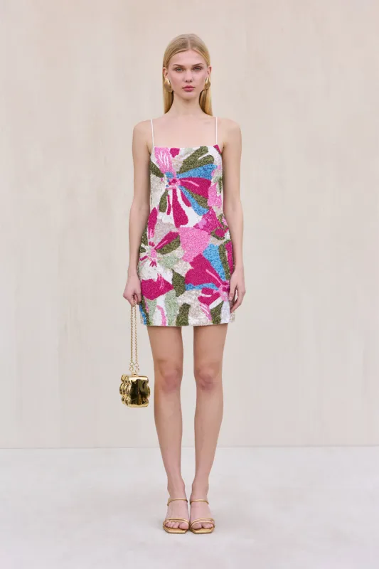 BEBE DRESS - FLORAL ROSETTE sold by Cult Gaia