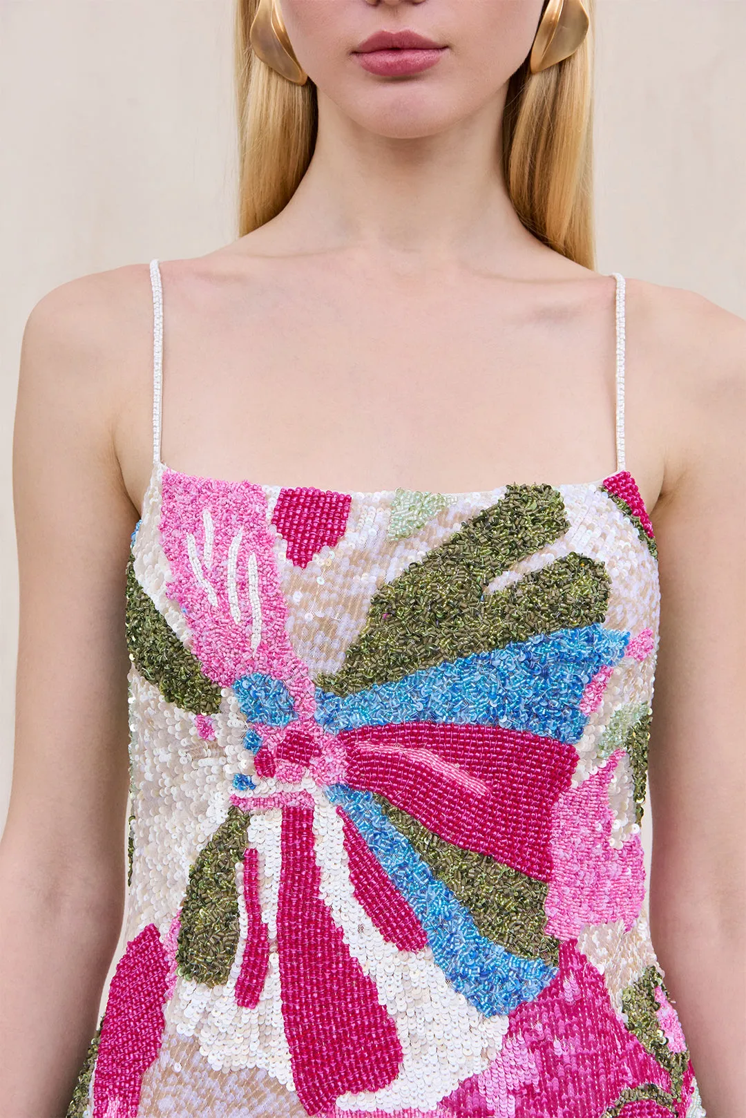 BEBE DRESS - FLORAL ROSETTE sold by Cult Gaia product image thumbnail 2