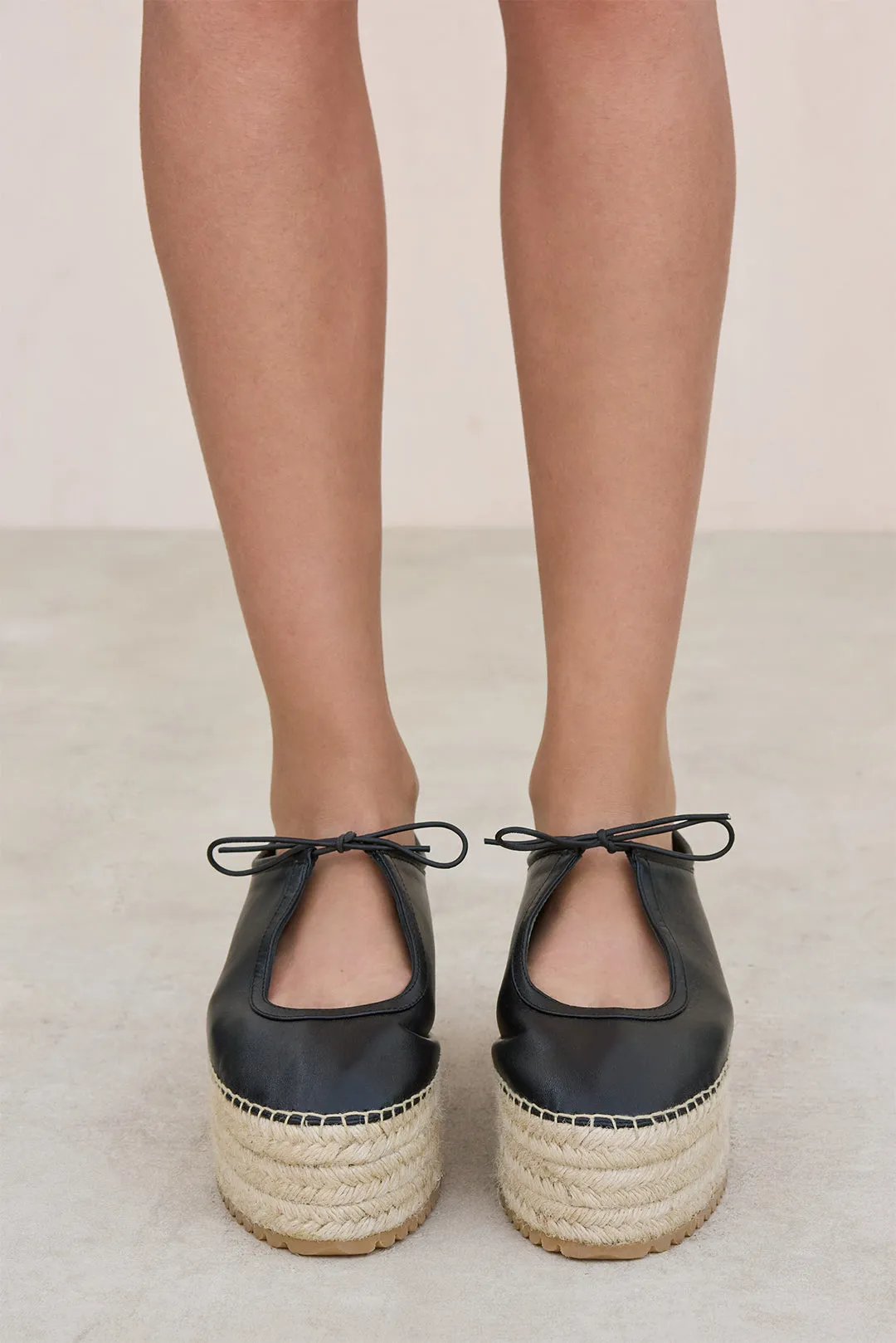 BERNICE ESPADRILLE - BLACK sold by Cult Gaia product image thumbnail 5