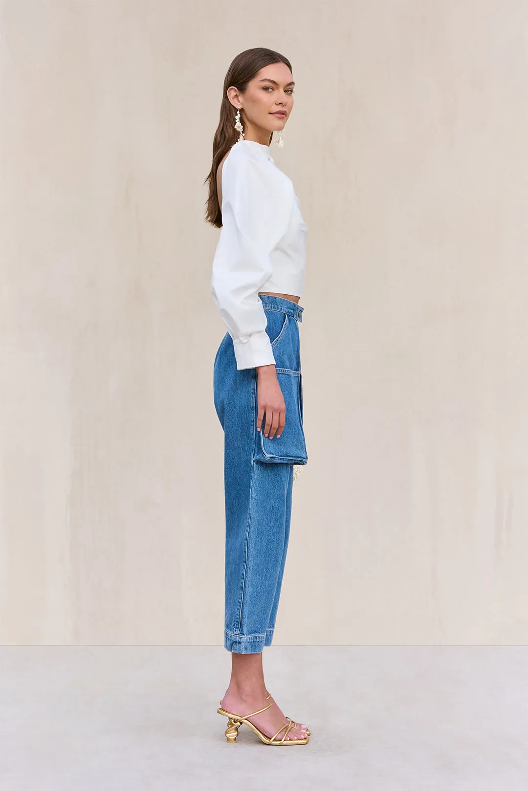 BINDI TOP - OFF WHITE sold by Cult Gaia product image thumbnail 4