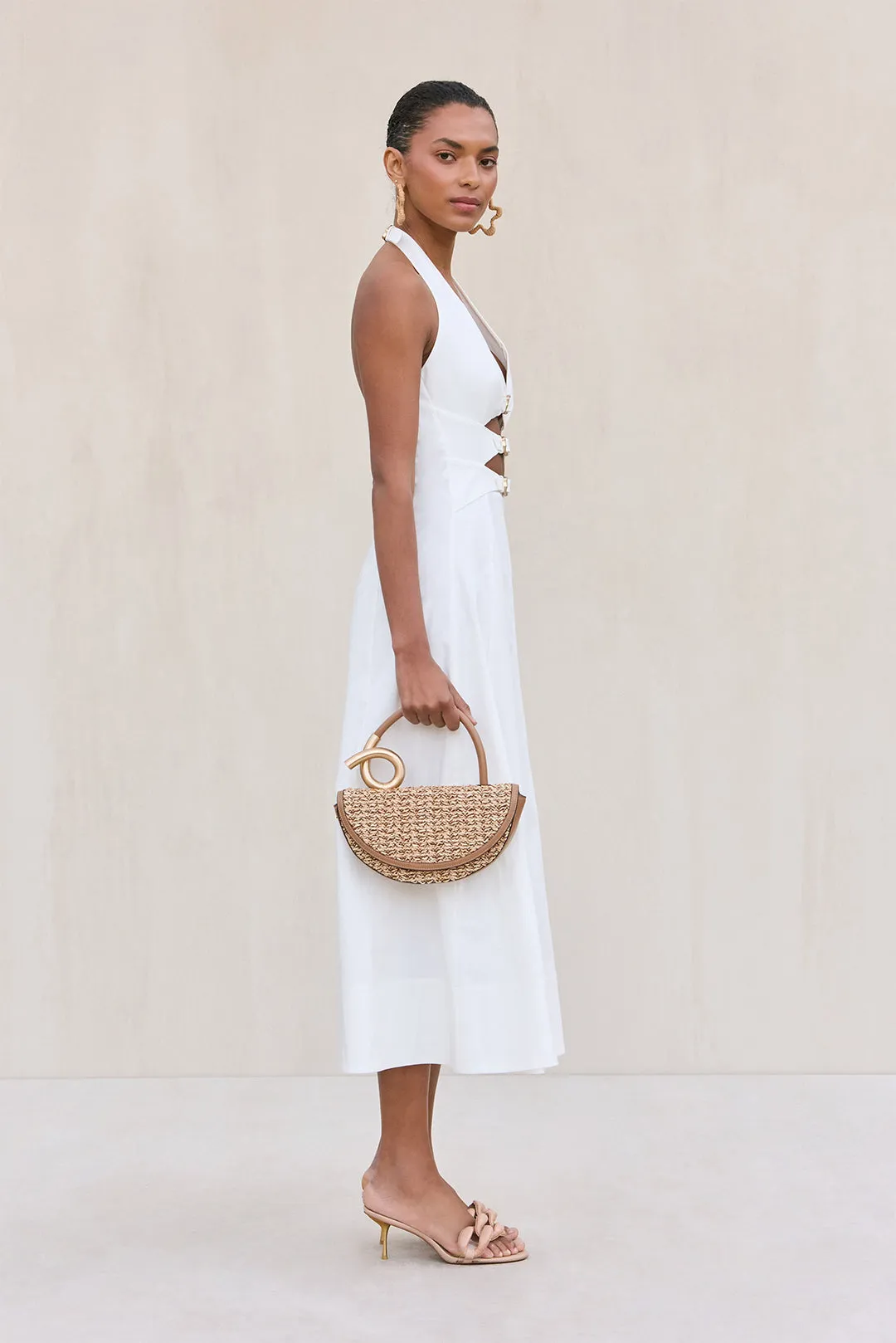 BRAXTON DRESS - OFF WHITE sold by Cult Gaia product image thumbnail 5