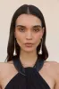 CHARISSE EARRING - SHINY SILVER sold by Cult Gaia