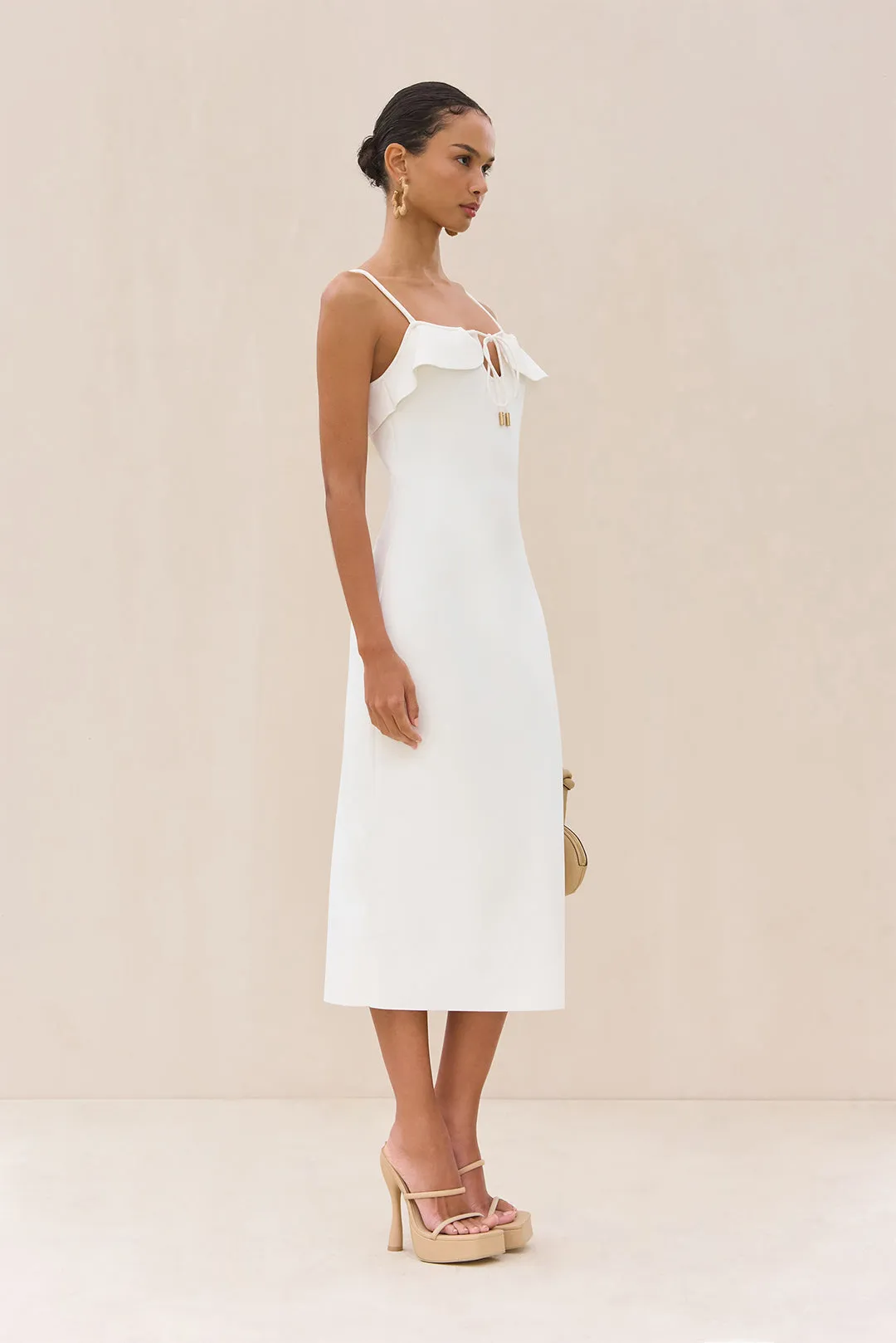 CIERA KNIT DRESS - OFF WHITE sold by Cult Gaia product image thumbnail 5